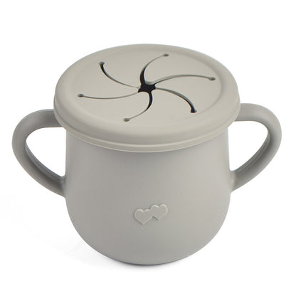 Baby Silicone Snack Cup | BPA-Free Spill-Proof Container