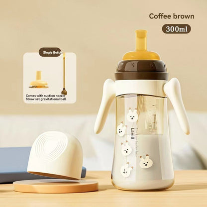 Drop-Resistant Baby Bottle with handle