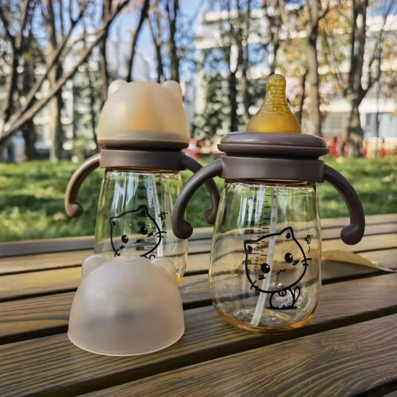 Baby Bottle With Handle | Easy-Grip Feeding Bottle