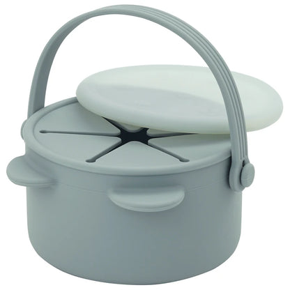 Baby Silicone Snack Cup with Lid | BPA-Free Food Storage Container
