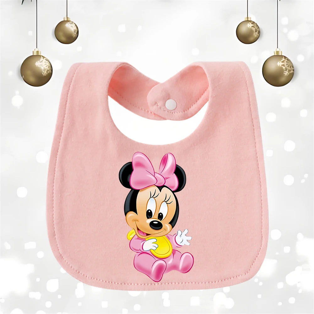 Soft Cotton Baby Bib - U-Shaped Burp Cloth for Newborns & Toddlers