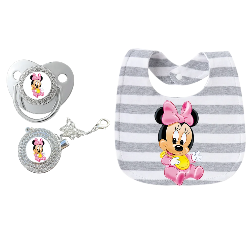 Baby Pacifier Holder Clip | Silver Dummy Clip with Teether Design