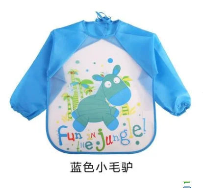 Full Sleeve Waterproof Baby Bib - Bandana Style for Boys & Girls