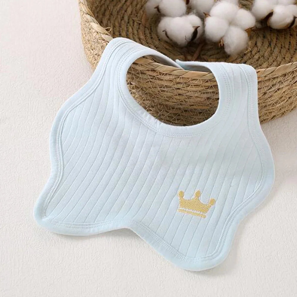 Cotton Baby Bibs - Absorbent Burp Cloths for Drooling & Teething