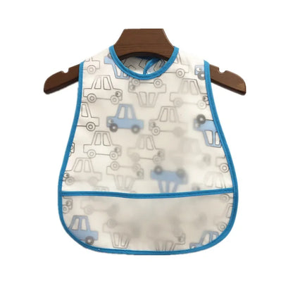 Cartoon Baby Bib - Waterproof EVA Adjustable Feeding Apron
