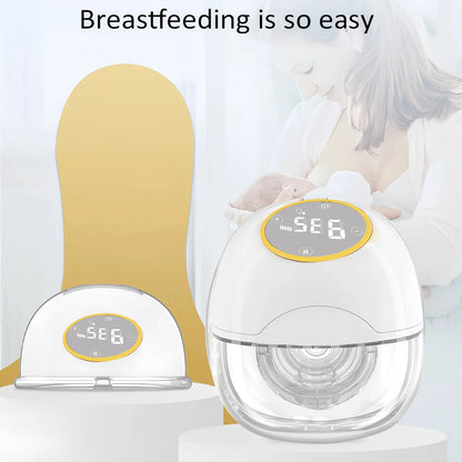 Fireurus Wearable Breast Pump - Smart Electric Milk Collector with LED Display