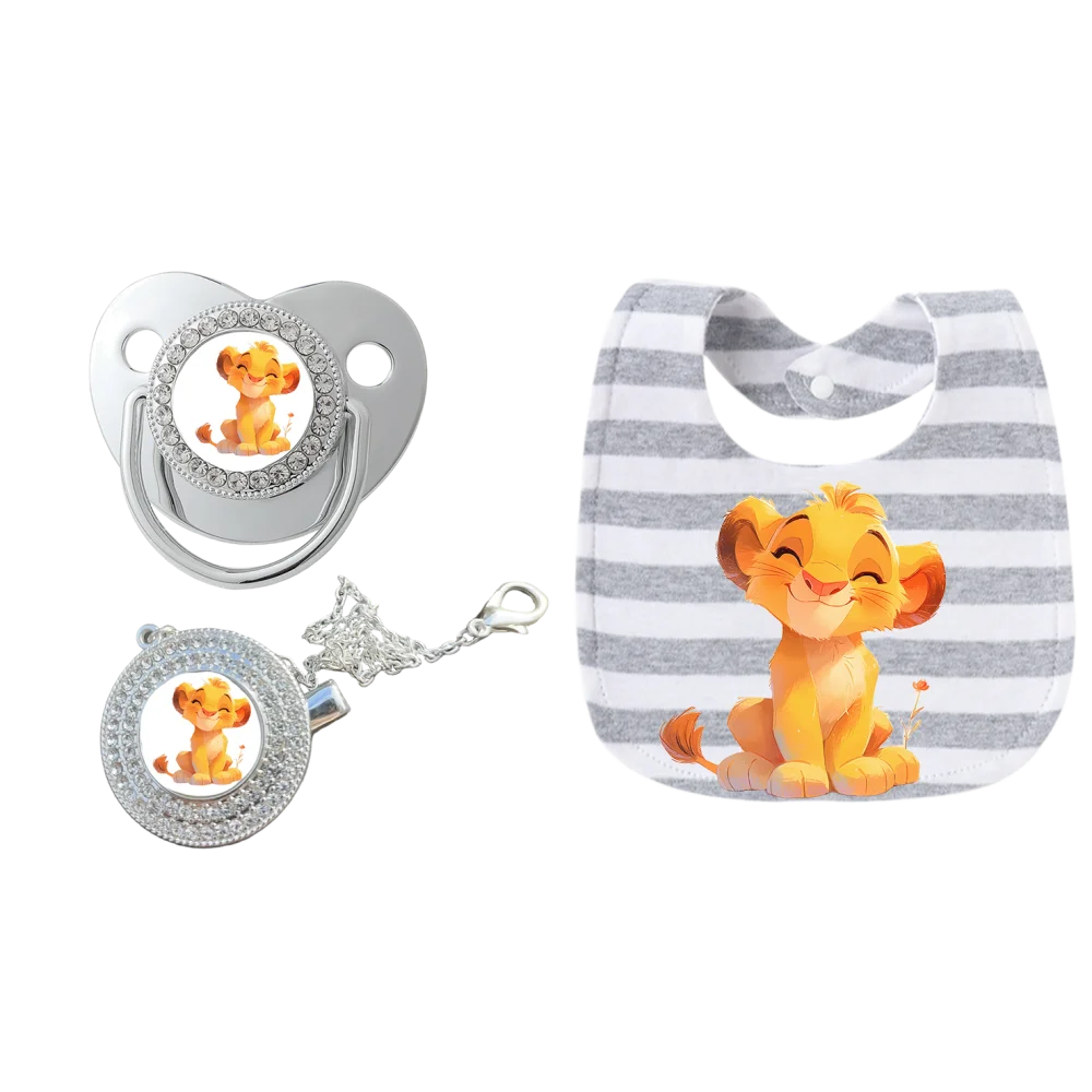 Baby Pacifier Holder Clip | Silver Dummy Clip with Teether Design