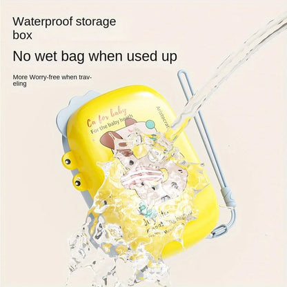 Portable Bottle Brush Set | Travel Cleaning Kit with Drain Rack