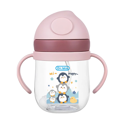 Baby Sippy Cup with Straw 250ml - Animal Design | BPA-Free