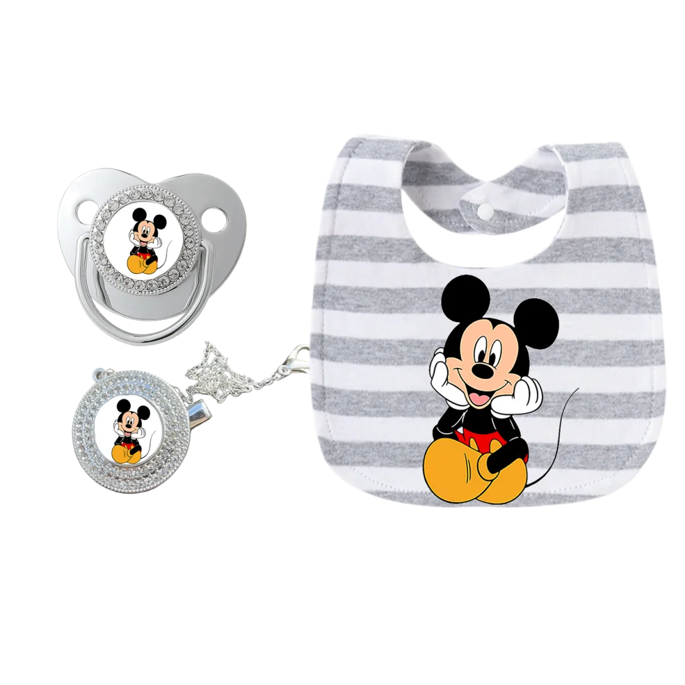 Baby Pacifier Holder Clip | Silver Dummy Clip with Teether Design