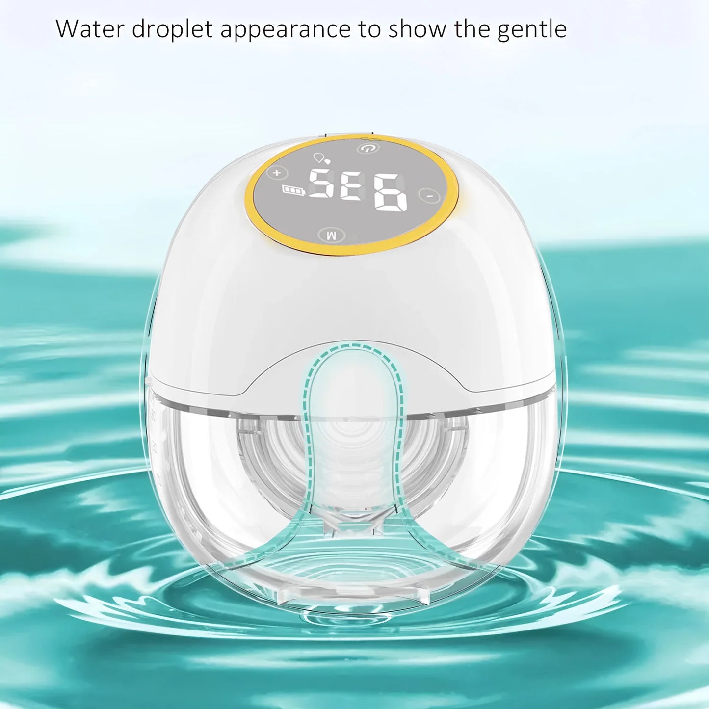 Fireurus Wearable Breast Pump - Smart Electric Milk Collector with LED Display