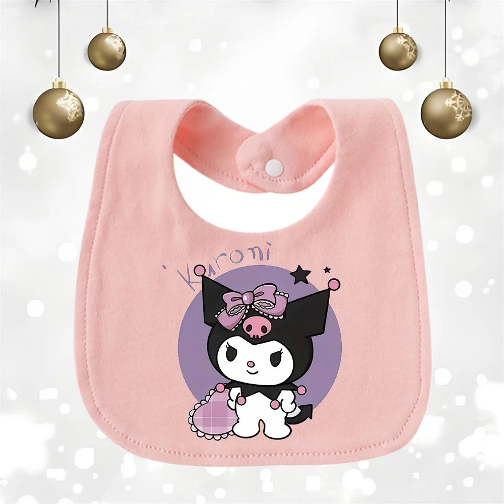 Soft Cotton Baby Bib - U-Shaped Burp Cloth for Newborns & Toddlers