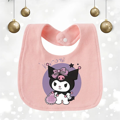 Soft Cotton Baby Bib - U-Shaped Burp Cloth for Newborns & Toddlers