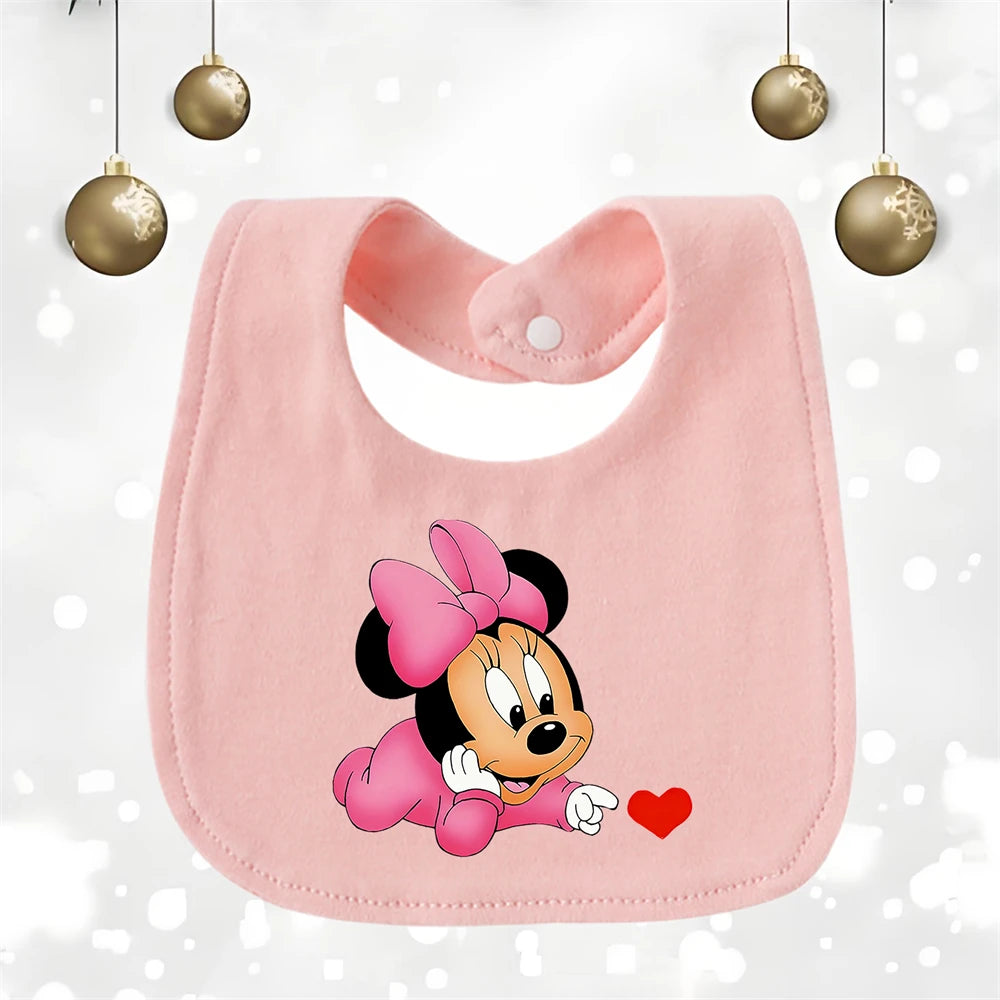 Soft Cotton Baby Bib - U-Shaped Burp Cloth for Newborns & Toddlers