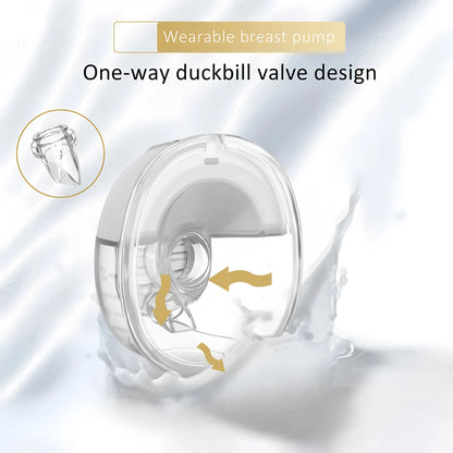 Fireurus Wearable Breast Pump - Smart Electric Milk Collector with LED Display