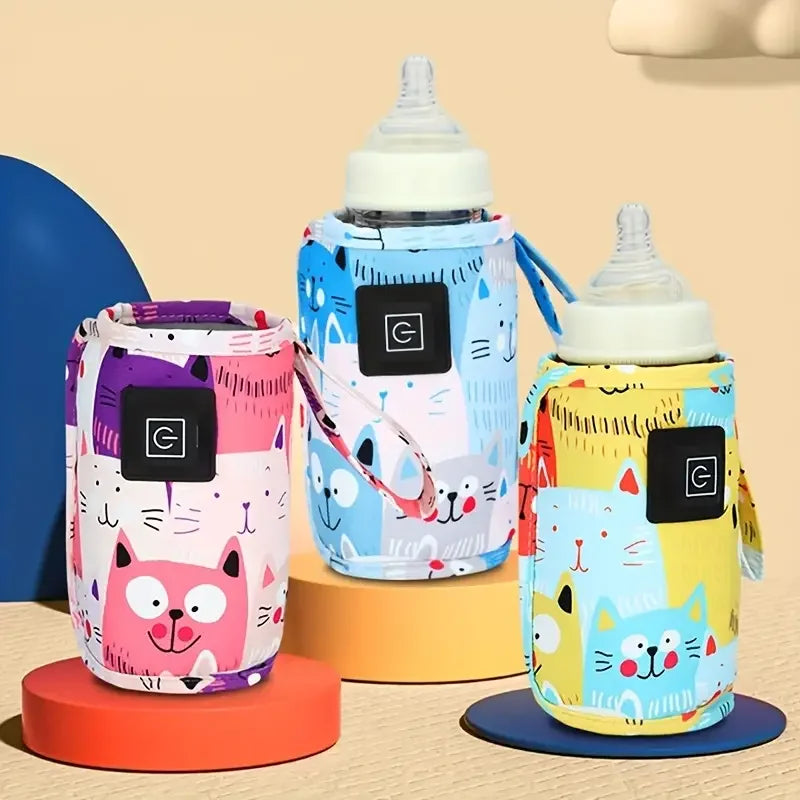USB Nursing Bottle Warmer - Portable Insulated Bag for Travel