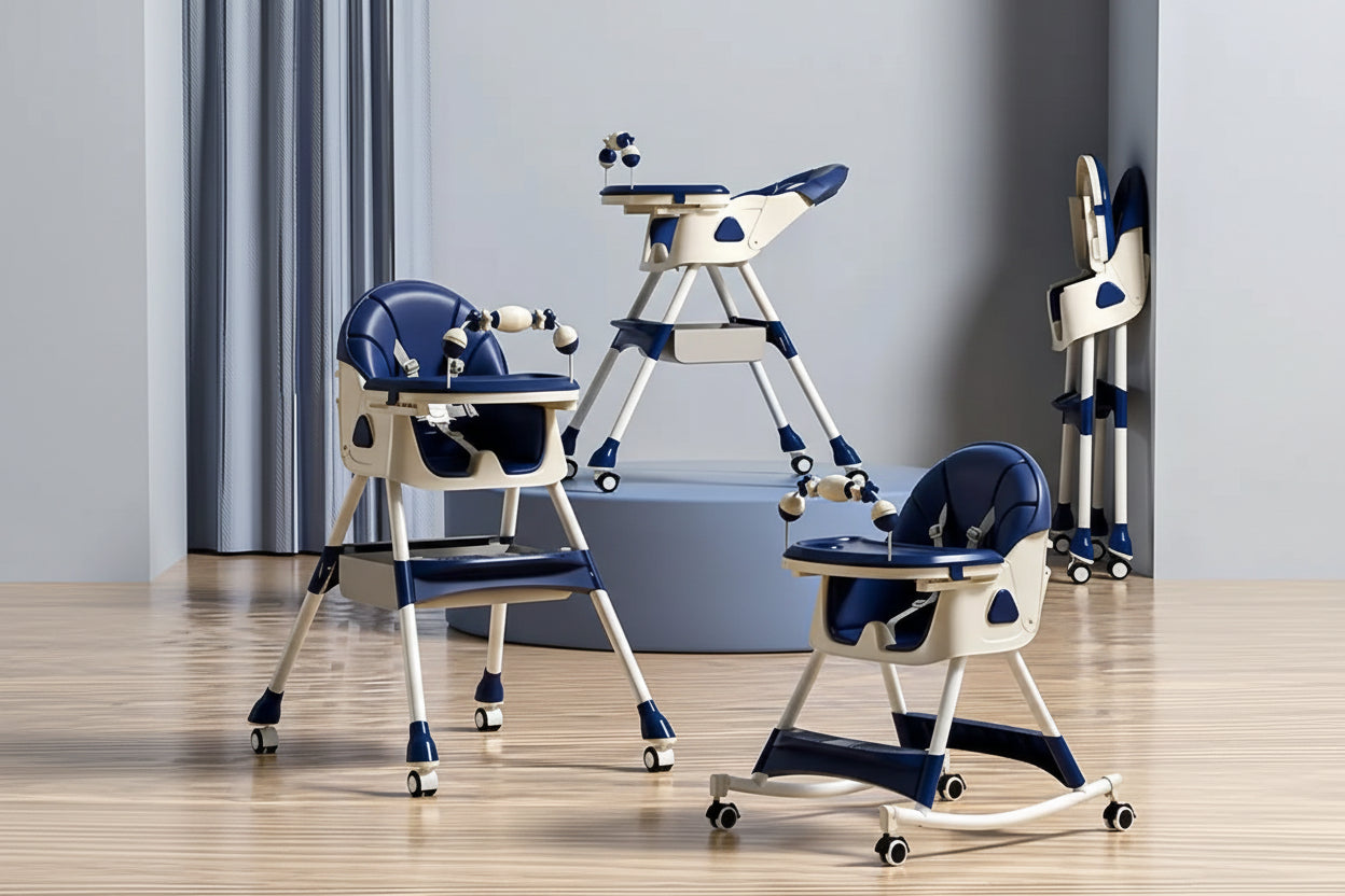 Baby & Toddler Booster Seat (7 Months–6 Years) | Safe Metal Unisex Design