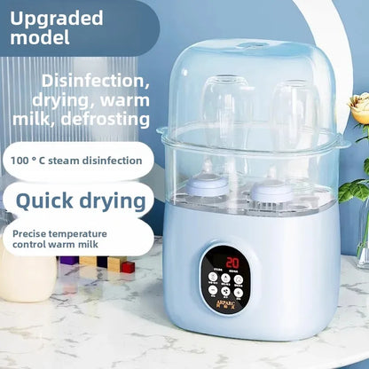 Baby Bottle Sterilizer & Dryer 2-in-1 | Steam Sterilizer with Bottle Warmer
