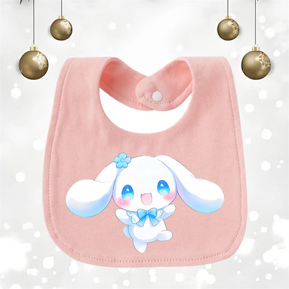 Soft Cotton Baby Bib - U-Shaped Burp Cloth for Newborns & Toddlers