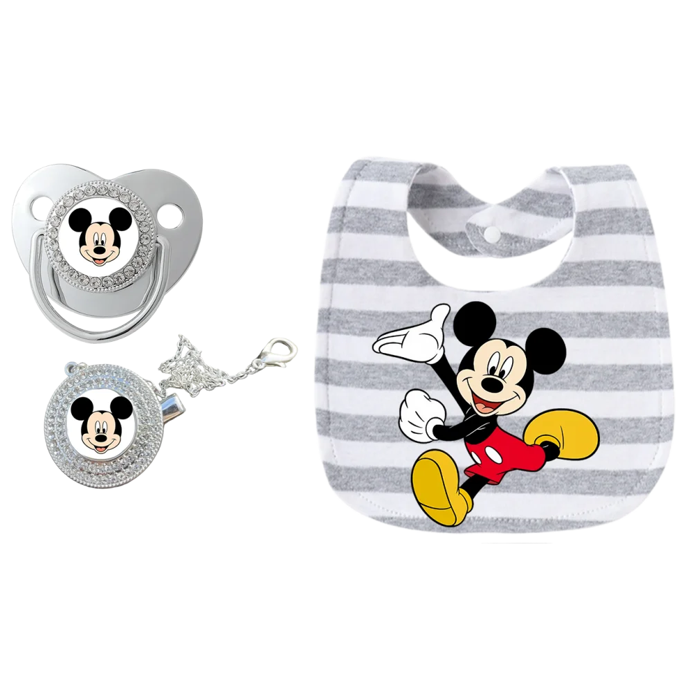 Baby Pacifier Holder Clip | Silver Dummy Clip with Teether Design