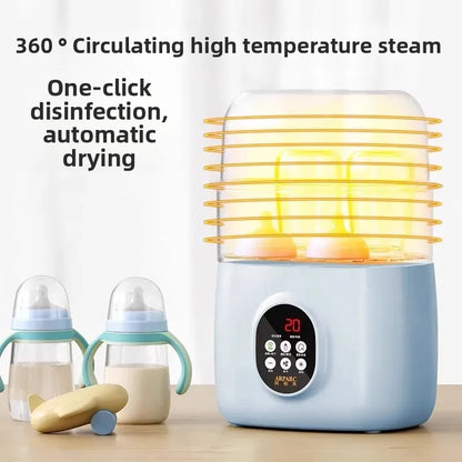 Baby Bottle Sterilizer & Dryer 2-in-1 | Steam Sterilizer with Bottle Warmer