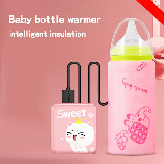 Universal Baby Bottle Warmer - USB Thermal Bag for Travel