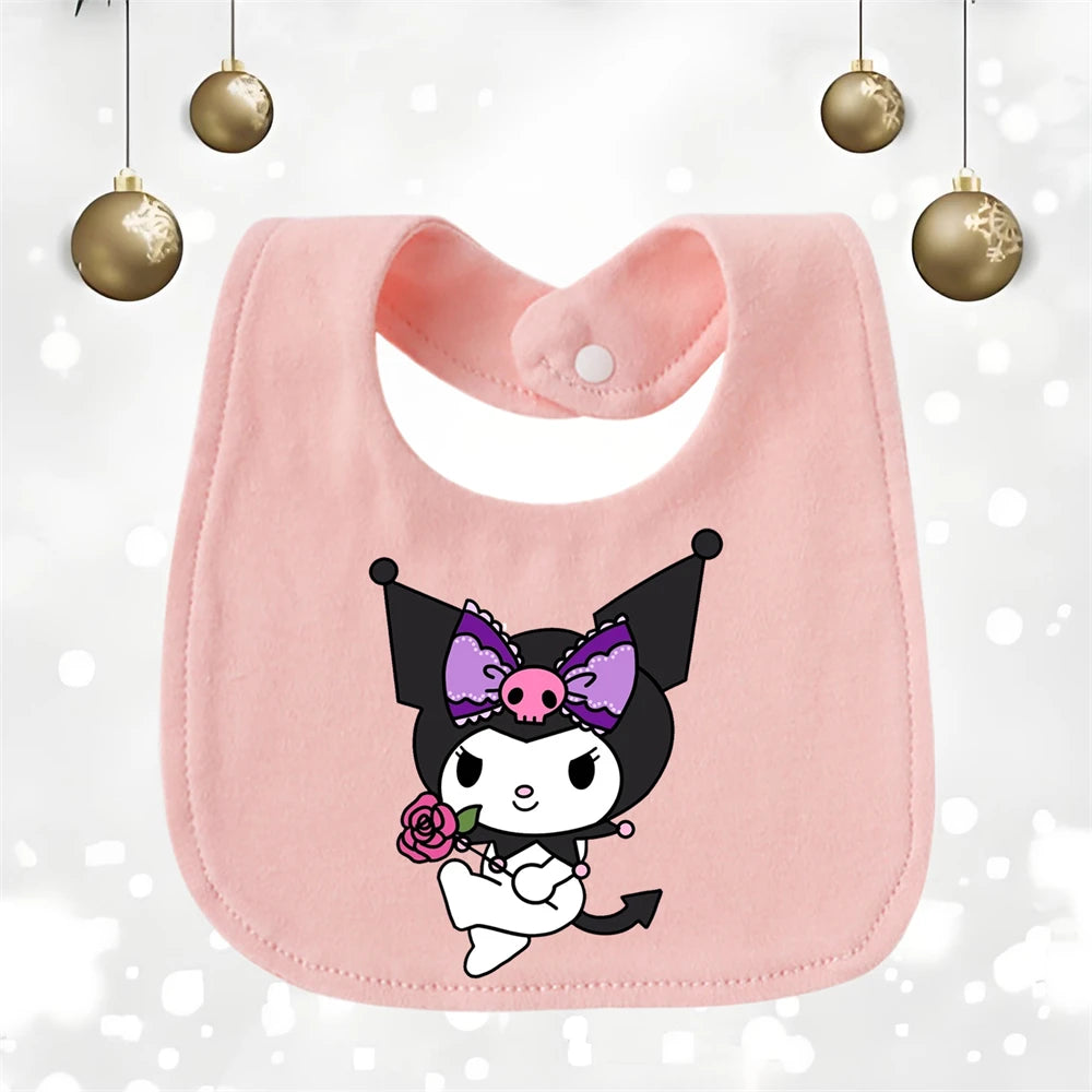 Soft Cotton Baby Bib - U-Shaped Burp Cloth for Newborns & Toddlers