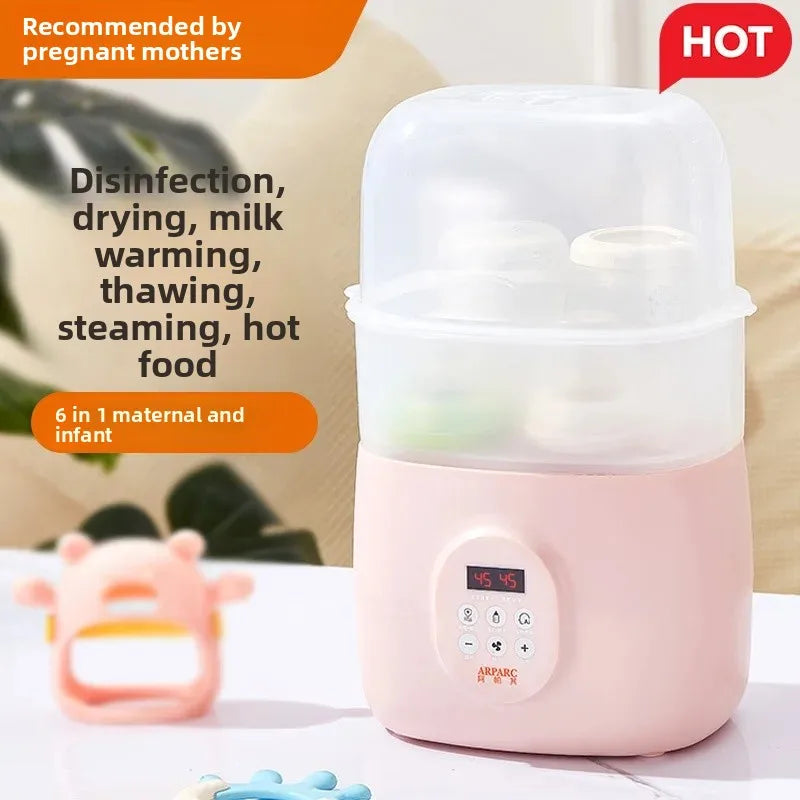 Baby Bottle Sterilizer & Dryer 2-in-1 | Steam Sterilizer with Bottle Warmer