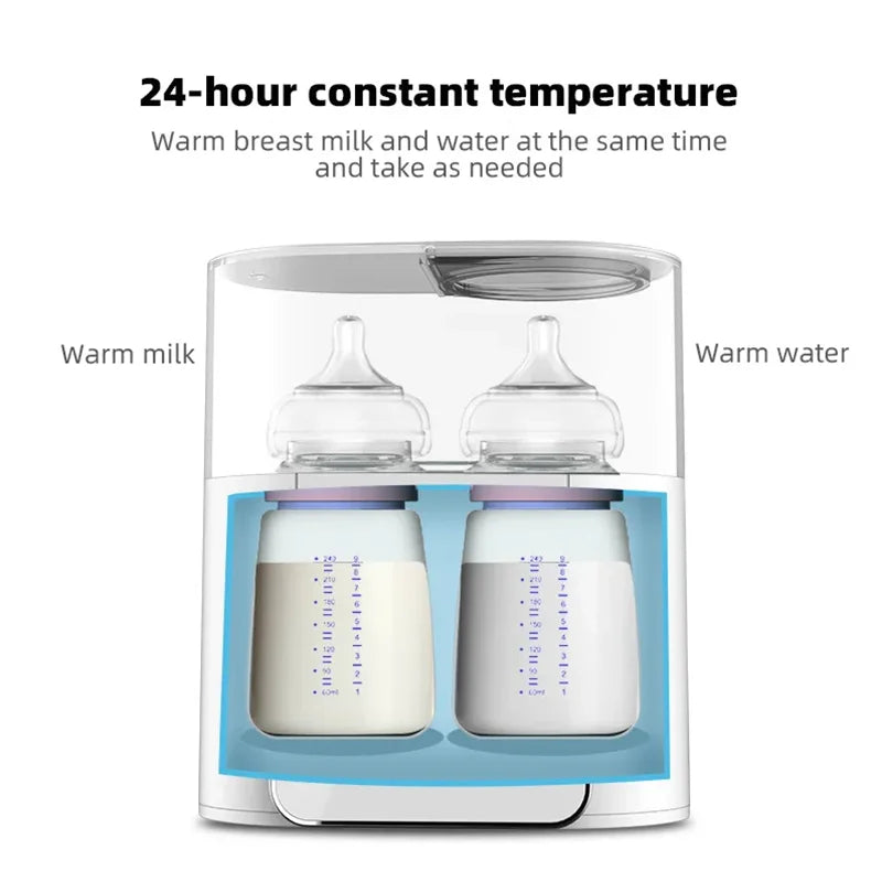 Multi-Function Baby Bottle Warmer & Steriliser - Fast Heating with Temperature Control