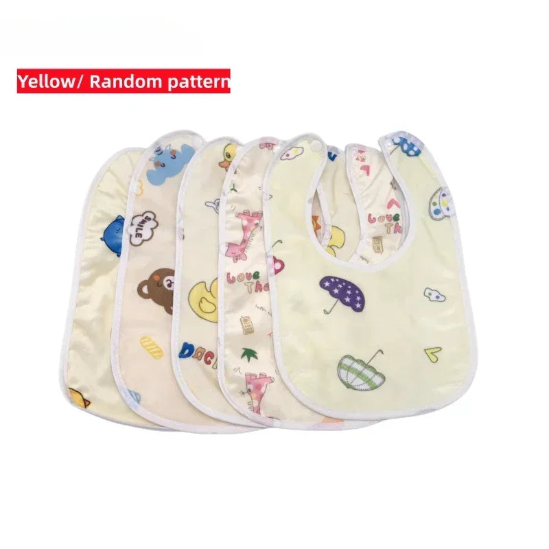 Cotton Baby Bib - Waterproof Scarf-Style for Newborns & Toddlers