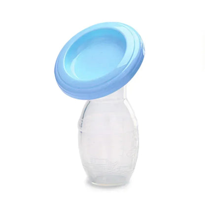 Manual Breast Pump - Silicone Breast Milk Collector BPA-Free