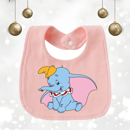 Soft Cotton Baby Bib - U-Shaped Burp Cloth for Newborns & Toddlers