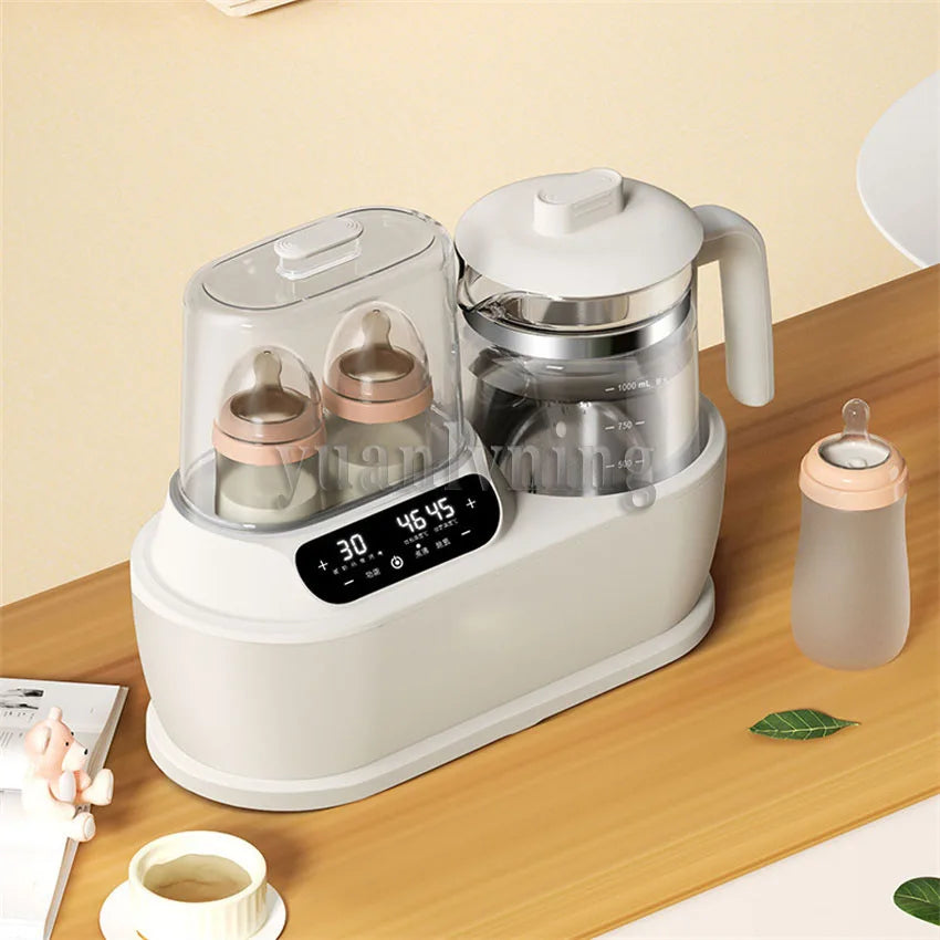 800W Digital Baby Bottle Warmer & Steam Steriliser | 5-in-1 Glass Milk Warmer & Food Heater | Precise Temperature Control for Breast Milk & Formula