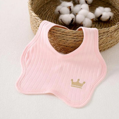 Cotton Baby Bibs - Absorbent Burp Cloths for Drooling & Teething