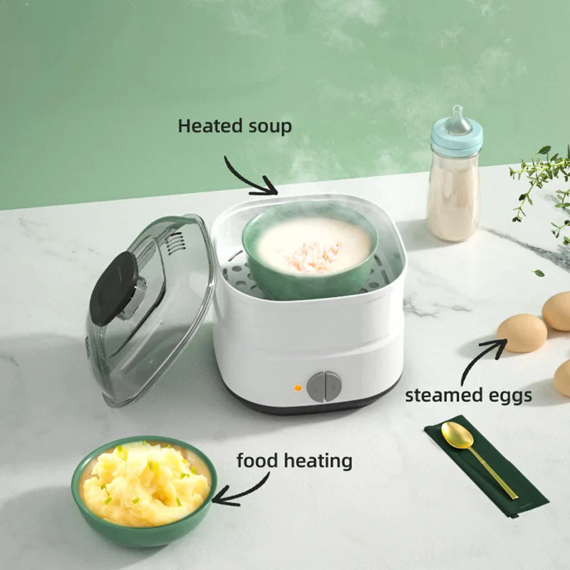 Electric Baby Bottle Sterilizer with Timer - Steam Sanitizer & Milk Warmer