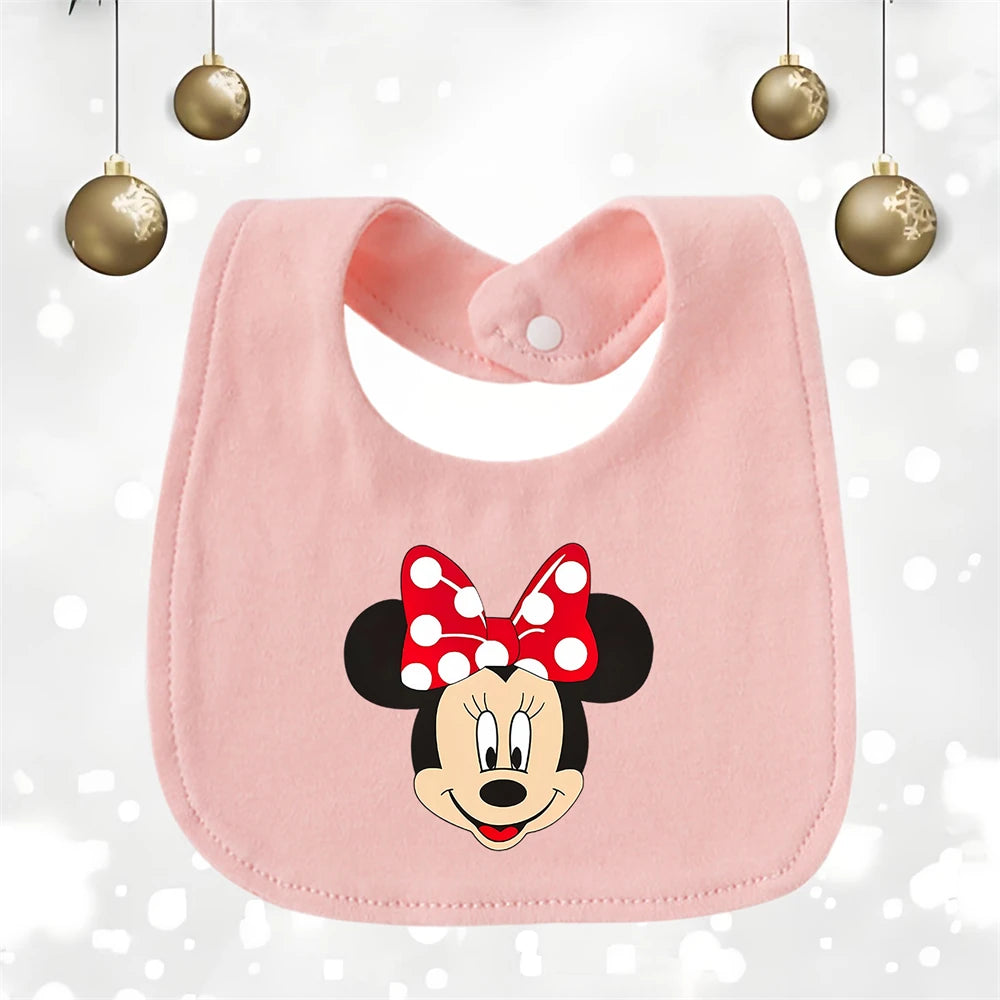 Soft Cotton Baby Bib - U-Shaped Burp Cloth for Newborns & Toddlers