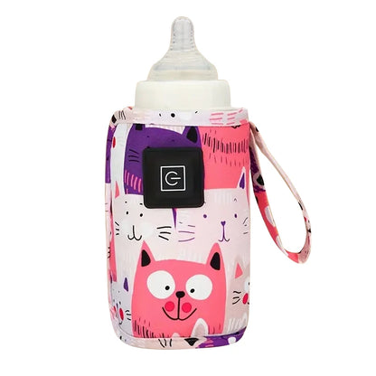 USB Nursing Bottle Warmer - Portable Insulated Bag for Travel