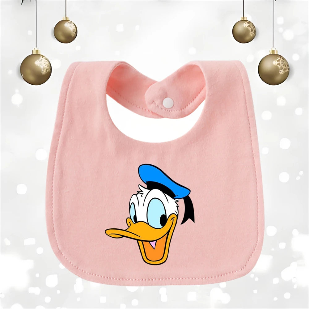 Soft Cotton Baby Bib - U-Shaped Burp Cloth for Newborns & Toddlers