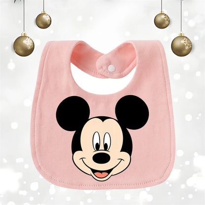 Soft Cotton Baby Bib - U-Shaped Burp Cloth for Newborns & Toddlers