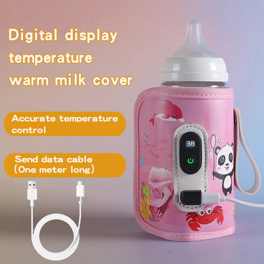 Baby Bottle Warmer - 5-Speed Temperature Control with Digital Display