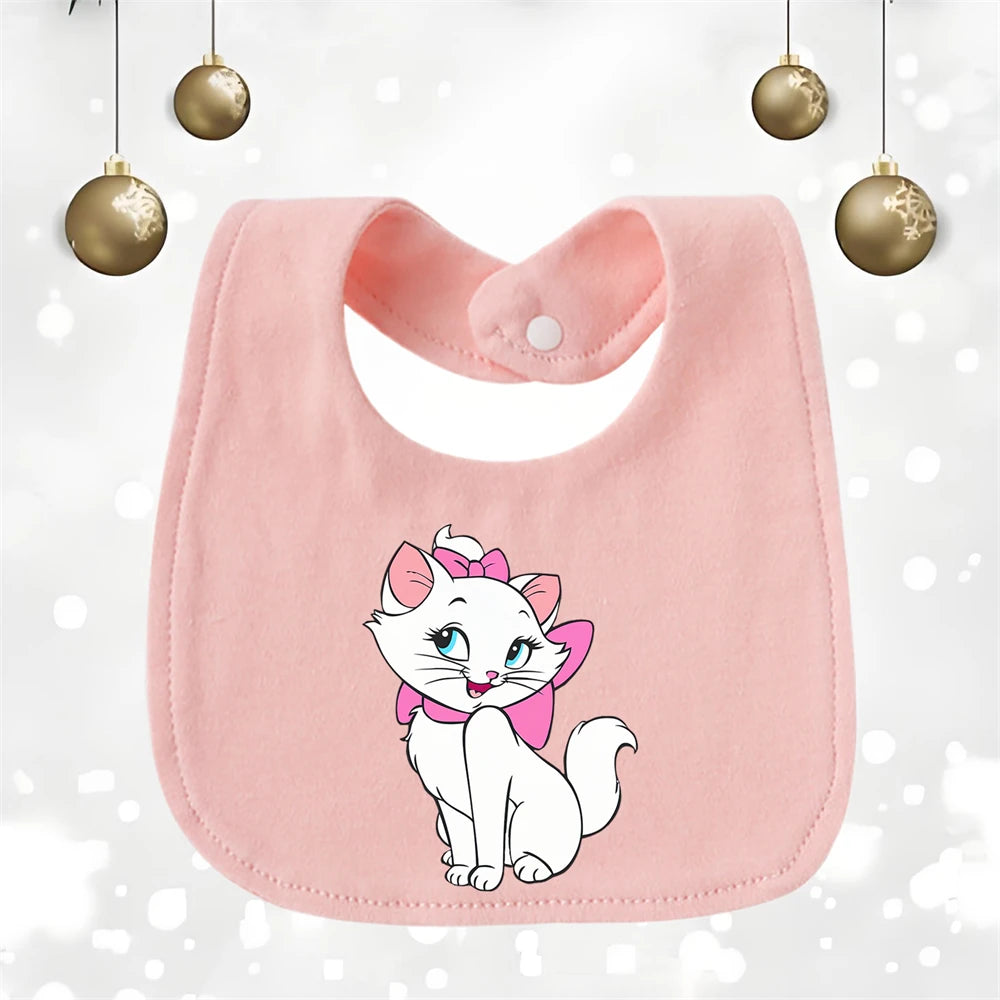 Soft Cotton Baby Bib - U-Shaped Burp Cloth for Newborns & Toddlers