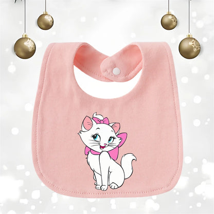 Soft Cotton Baby Bib - U-Shaped Burp Cloth for Newborns & Toddlers