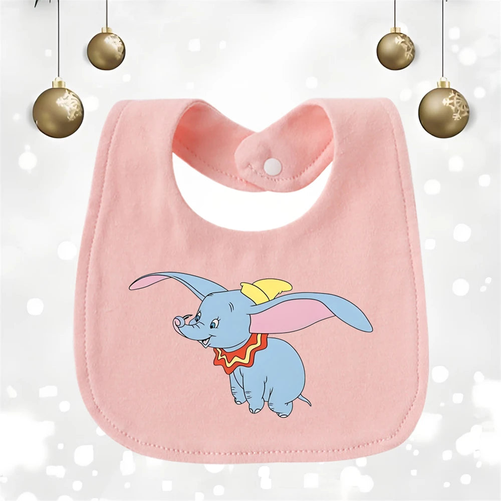 Soft Cotton Baby Bib - U-Shaped Burp Cloth for Newborns & Toddlers