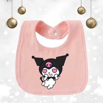 Soft Cotton Baby Bib - U-Shaped Burp Cloth for Newborns & Toddlers