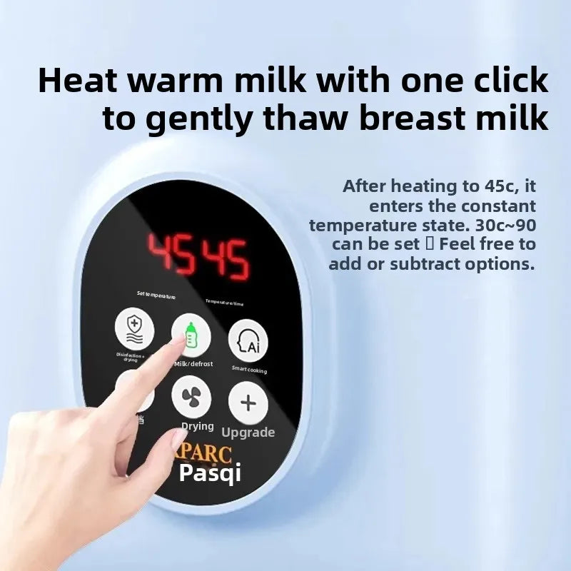 Baby Bottle Sterilizer & Dryer 2-in-1 | Steam Sterilizer with Bottle Warmer