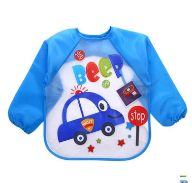 Full Sleeve Waterproof Baby Bib - Bandana Style for Boys & Girls