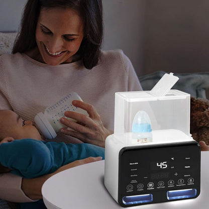 Multi-functional baby bottle warmer with intelligent temperature control