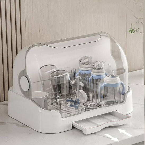Baby Bottle Drying Rack With Removable Drip Tray